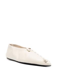 Jil Sander Geknoopte ballerina's - Beige