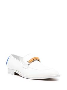 Casablanca Loafers met bamboe detail - Wit