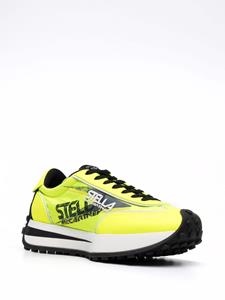 Stella McCartney Sneakers met logoprint - Geel