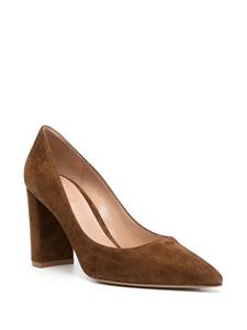 Gianvito Rossi Pumps met puntige neus - Bruin