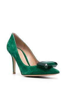 Gianvito Rossi Jaipur pumps met edelsteen - Groen