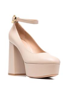 Gianvito Rossi Vernice pumps met plateauzool - Beige