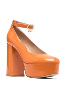 Gianvito Rossi Glanzende pumps - Oranje