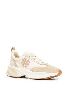 Tory Burch Sneakers met logopatch - Beige