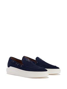 Giuseppe Zanotti Conley loafers met veters - Blauw