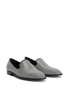 Giuseppe Zanotti Jareth Disco loafers verfraaid met kristallen - Zilver