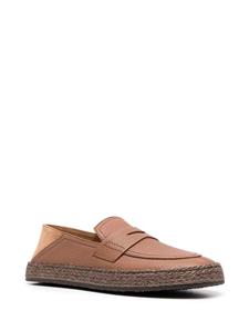 Henderson Baracco Loafers met touw detail - Bruin