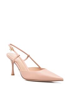 Gianvito Rossi Leren slingback pumps - Beige