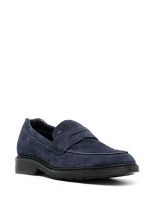 Hogan Loafers met geborsteld-effect - Blauw