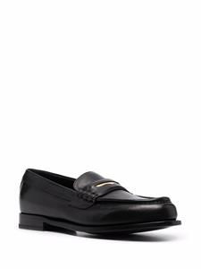 Giuseppe Zanotti Euro leren loafers - Zwart