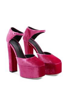 Giuseppe Zanotti Bebe fluwelen pumps - Roze