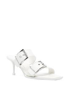 Alexander McQueen Muiltjes met gesp - Wit