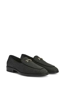 Giuseppe Zanotti Loafers met krokodillen-effect - Grijs