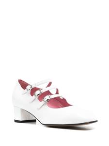 Carel Paris Kina pumps met gesp - Wit