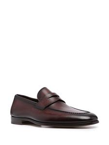 Magnanni Leren loafers - Bruin