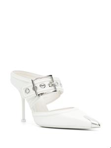 Alexander McQueen Muiltjes met puntige neus - Wit