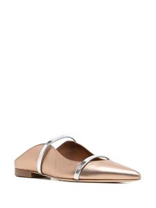 Malone Souliers Maureen metallic flatjes - Bruin