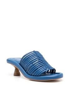 Paloma Barceló Muiltjes met kegelhak - Blauw
