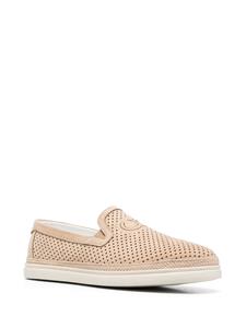 Casadei Nabuk leren loafers - Beige