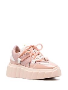 AGL Blondie sneakers met plateauzool - Roze