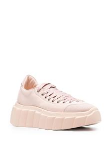 AGL Blondie Ties leren sneakers - Roze