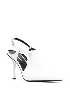 Dsquared2 Leren slingback pumps - Wit