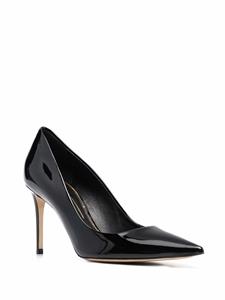 Scarosso Gigi leren pumps - Zwart
