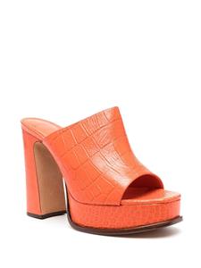 Alexandre Birman Lavinia sandalen met blokhak - Oranje