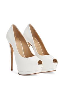 Giuseppe Zanotti Sharon pumps met open neus - Wit