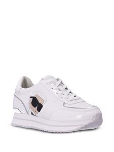 Karl Lagerfeld Sneakers met patch - Wit