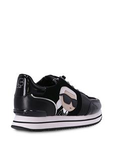 Karl Lagerfeld Sneakers met patch - Zwart
