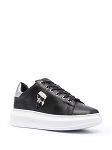 Karl Lagerfeld K/Ikonic sneakers met plateauzool - Zwart