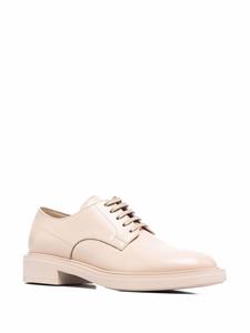 Gianvito Rossi Leren veterschoenen - Beige