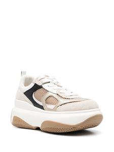 LIU JO June sneakers met plateauzool - Beige