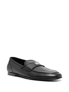 Dolce & Gabbana Loafers met logoplakkaat - Zwart