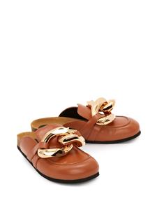 JW Anderson Loafers met kettingdetail - Bruin