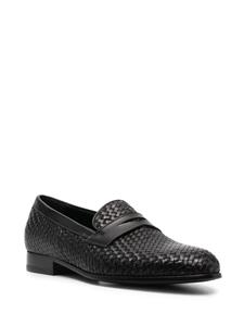 Scarosso Andrea geweven loafers - Zwart