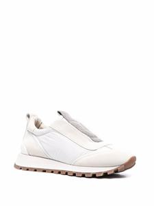 Brunello Cucinelli Sneakers verfraaid met kralen - C6280 BIANCO