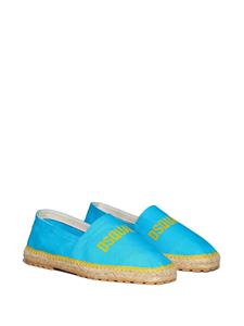 Dsquared2 Espadrilles met logoprint - Blauw