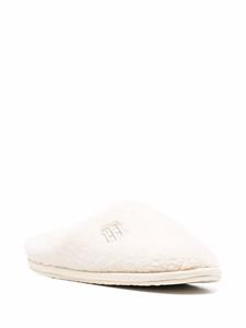 Tommy Hilfiger Slippers met geborduurd logo - Wit