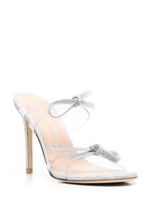 Stuart Weitzman Sandalen met strikdetail - Zilver