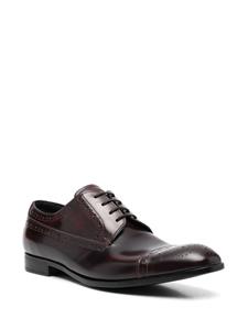 Emporio Armani Leren brogues - Rood