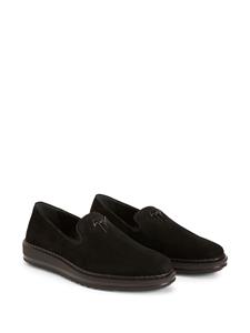 Giuseppe Zanotti Klaus suède loafers - Zwart