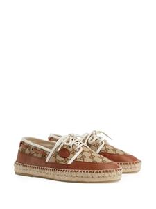 Gucci Espadrilles met veters - Bruin