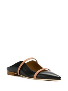 Malone Souliers strappy pantoffels - Zwart