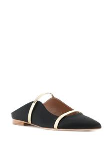 Malone Souliers Maureen Flat muiltjes - Zwart