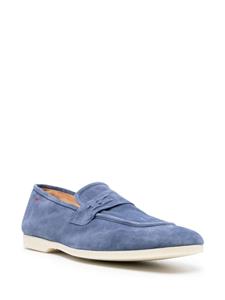 Kiton Loafers met vierkante neus - Blauw