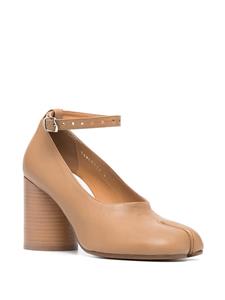 Maison Margiela Tabi pumps met enkelbandje - Bruin