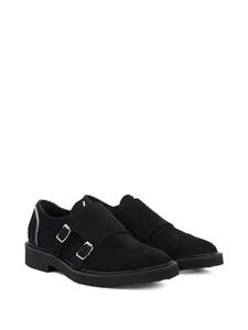 Giuseppe Zanotti Loafers met rits afwerking - Zwart