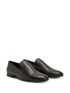 Giuseppe Zanotti Leren loafers - BLACK